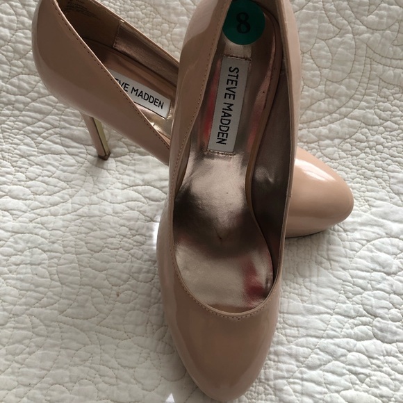 2/$14 ❤️ Steve Madden Blush Pump Heel Sz 8 - Picture 3 of 13